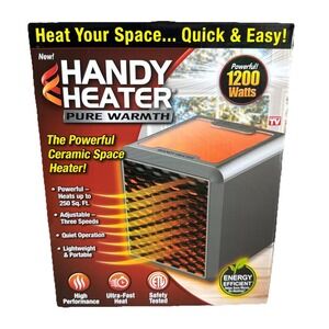 Handy Heater Heatpw-Mc4 Pure Warmth Powerful Electric Ceramic Space Heater